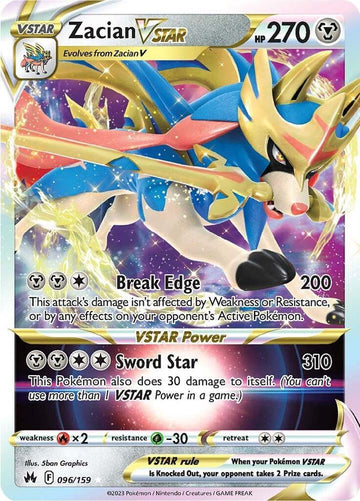 Zacian VSTAR - 096/159  - Crown Zenith (CRZ)