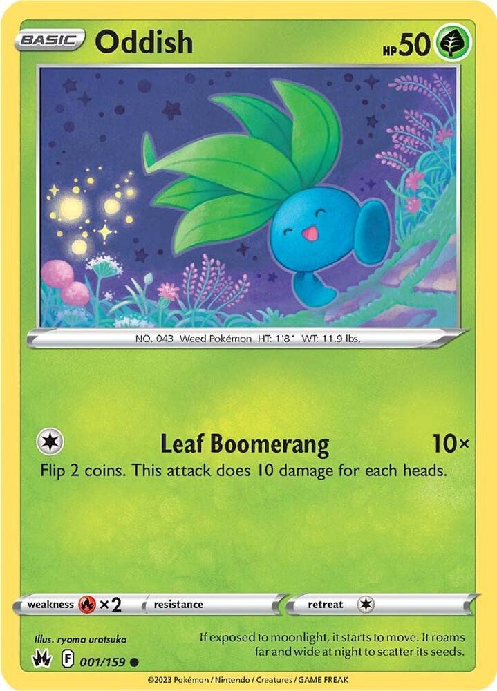 Oddish - 001/159 - Crown Zenith (CRZ)