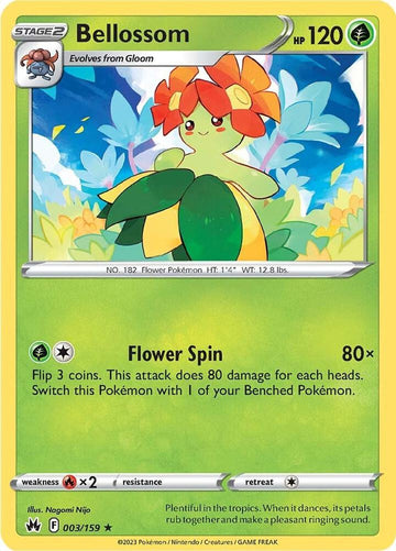 Bellossom - 003/159  Crown Zenith (CRZ)