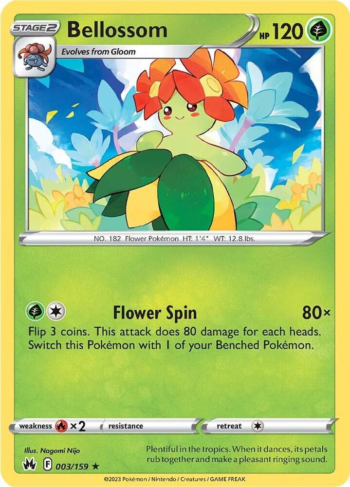 Bellossom - 003/159  Crown Zenith (CRZ)