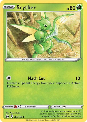 Scyther -  006/159  - Crown Zenith (CRZ)