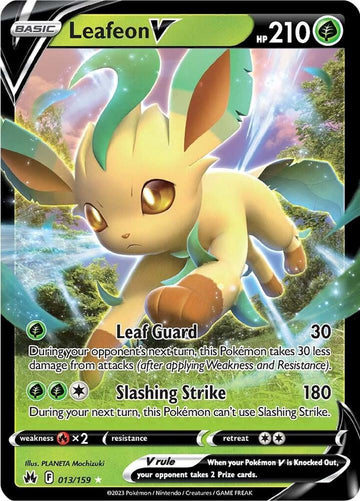 Leafeon V - 013/159 - Crown Zenith (CRZ)