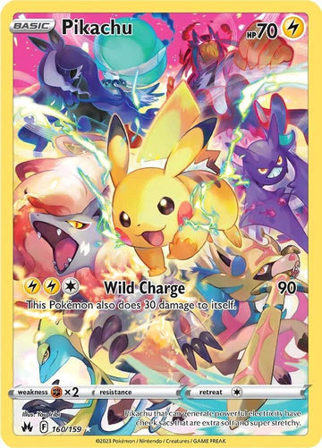 Pikachu (Secret) - 160/159 - Crown Zenith (CRZ)