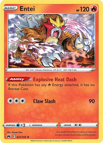 Entei - Crown Zenith 021/159 (CRZ)