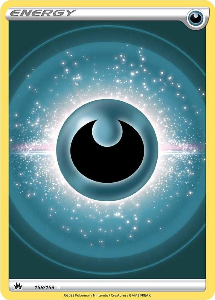 Darkness Energy (Texture Full Art) - Crown Zenith 158/159 (CRZ)