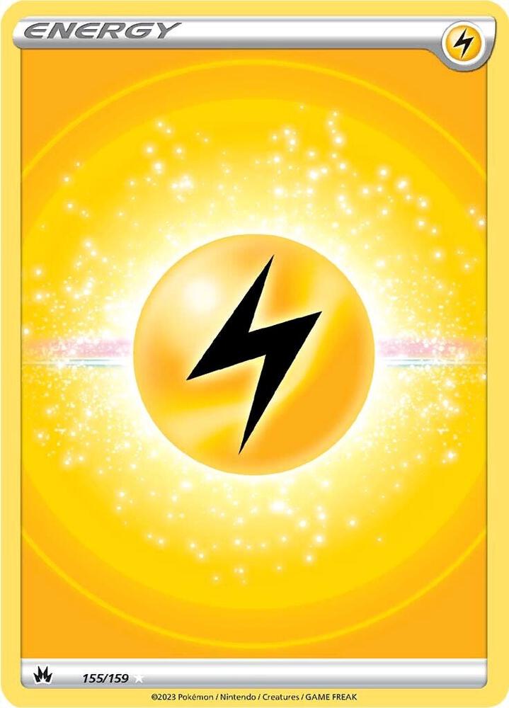 Lightning Energy (Texture Full Art) - 155/159 - Crown Zenith (CRZ)