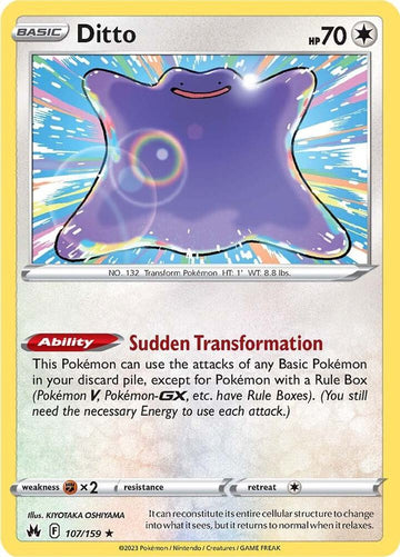 Ditto - Crown Zenith 107/159  (CRZ)