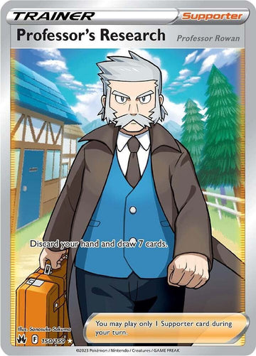 Professor's Research (Full Art) -  150/159  - Crown Zenith (CRZ)