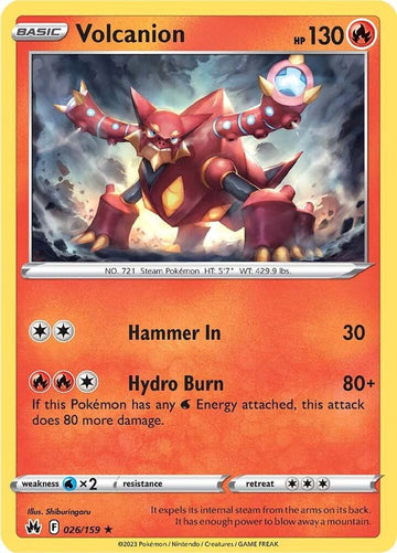 Volcanion -  026/159  -  Crown Zenith (CRZ)