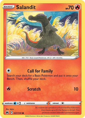 Salandit - 027/159 - Crown Zenith (CRZ)