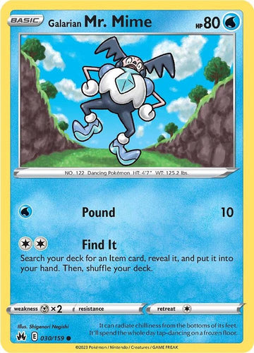Galarian Mr. Mime - Crown Zenith 030/159 (CRZ)