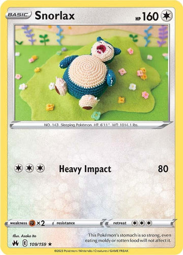 Snorlax -  109/159  -  Crown Zenith (CRZ)