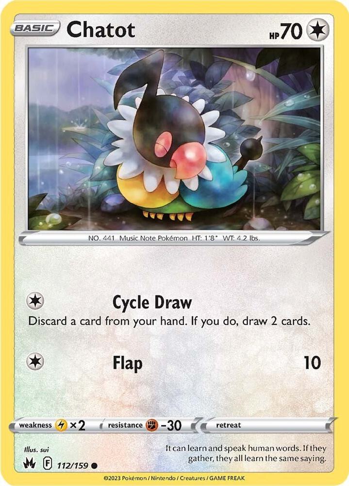 Chatot - Crown Zenith 112/159 (CRZ)