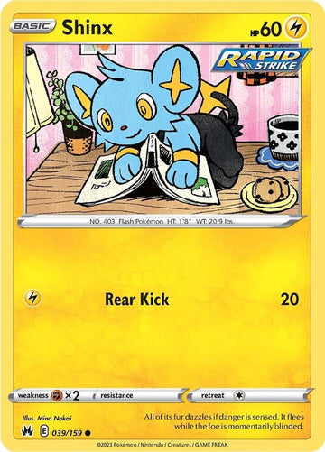 Shinx (39) -  039/159  - Crown Zenith (CRZ)