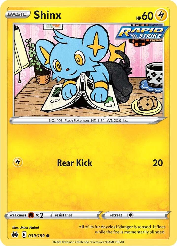 Shinx (39) -  039/159  - Crown Zenith (CRZ)