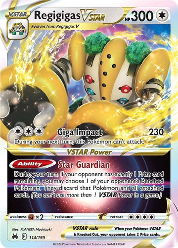 Regigigas VSTAR - 114/159 - Crown Zenith (CRZ)