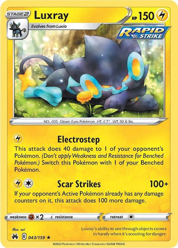 Luxray (43) - 043/159 - Crown Zenith (CRZ)