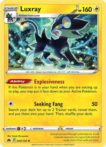 Luxray (44) - 044/159 - Crown Zenith (CRZ)
