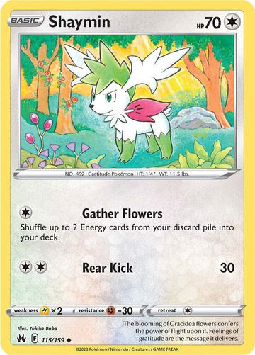 Shaymin -  115/159  - Crown Zenith (CRZ)