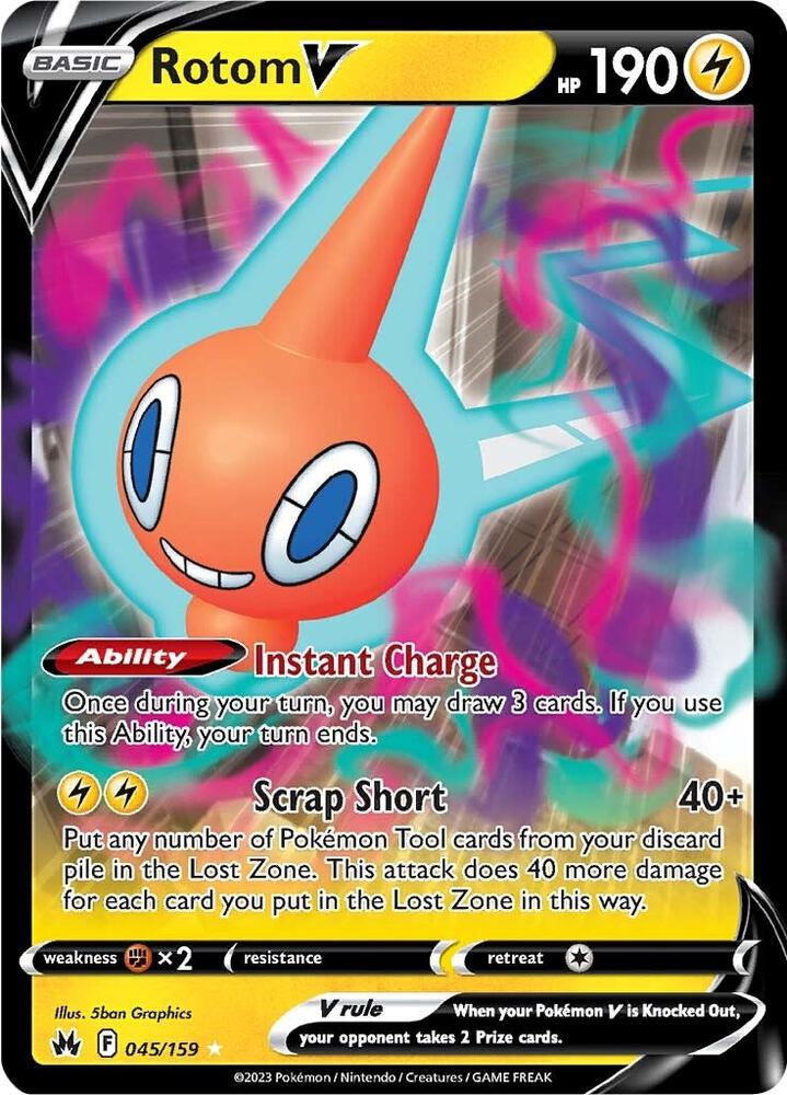 Rotom V - 045/159 -  Crown Zenith (CRZ)