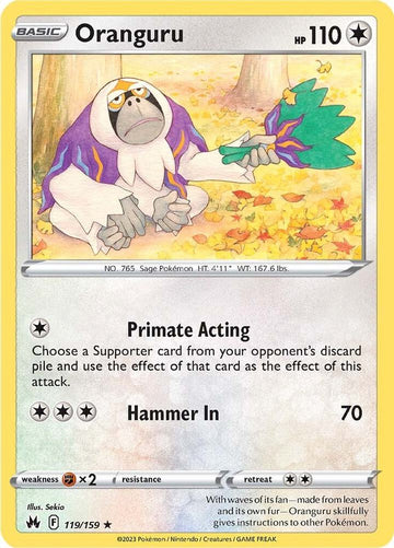 Oranguru - 119/159 - Crown Zenith (CRZ)