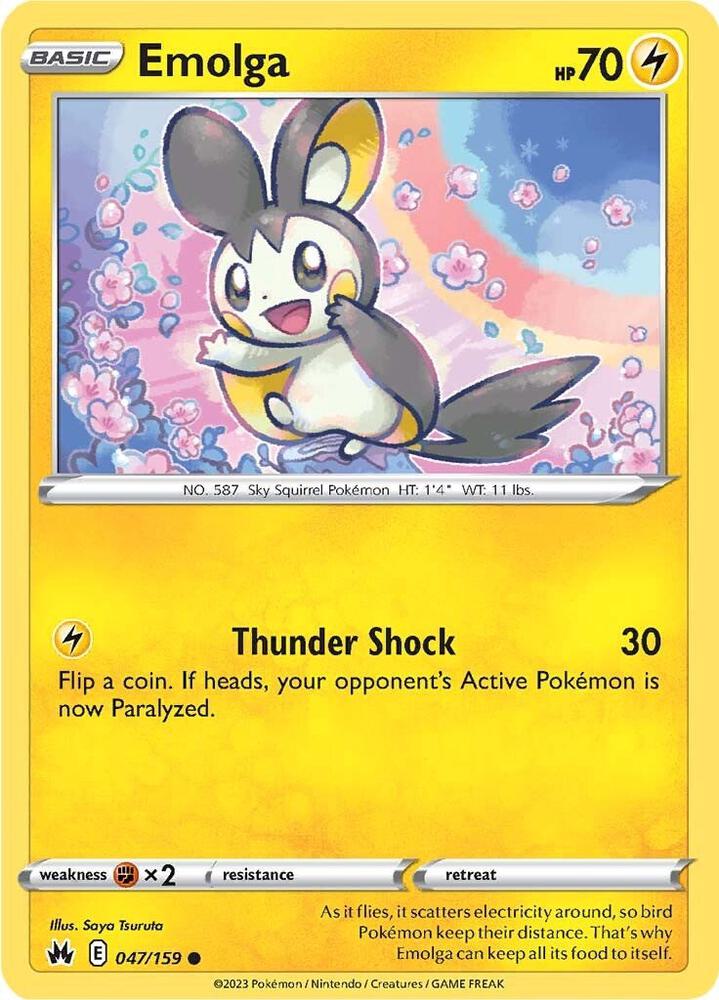Emolga - Crown Zenith 047/159 (CRZ)