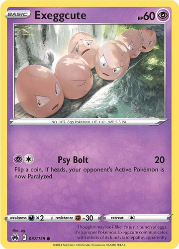 Exeggcute - Crown Zenith 057/159 (CRZ)