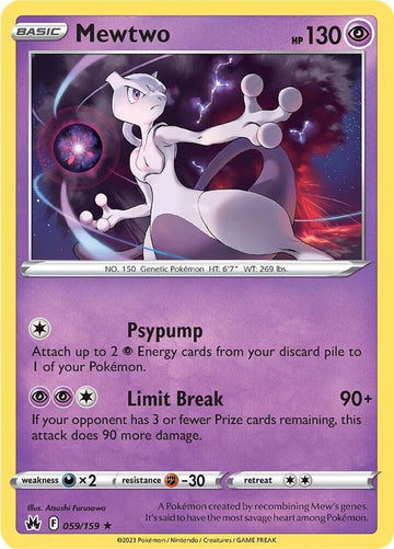 Mewtwo - 059/159 - Crown Zenith (CRZ)
