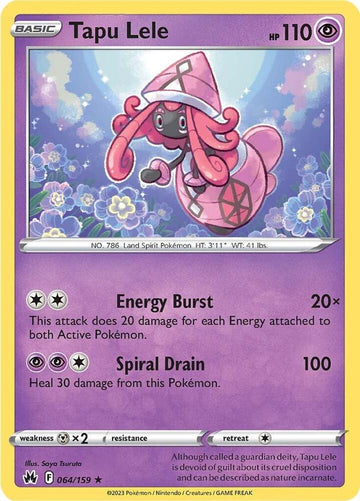 Tapu Lele -  064/159  - Crown Zenith (CRZ)