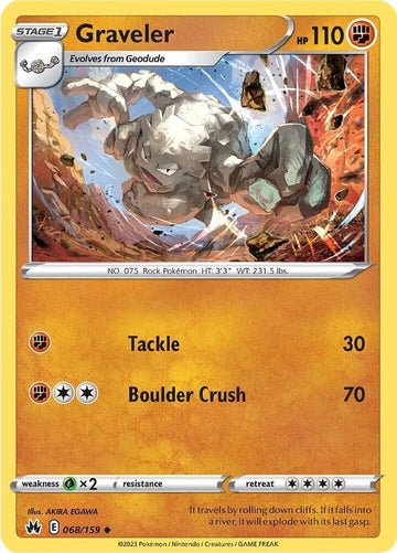 Graveler - Crown Zenith 068/159 (CRZ)