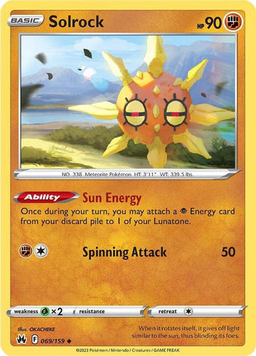 Solrock - 069/159 - Crown Zenith (CRZ)