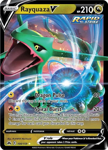 Rayquaza V - 100/159 - Crown Zenith (CRZ)