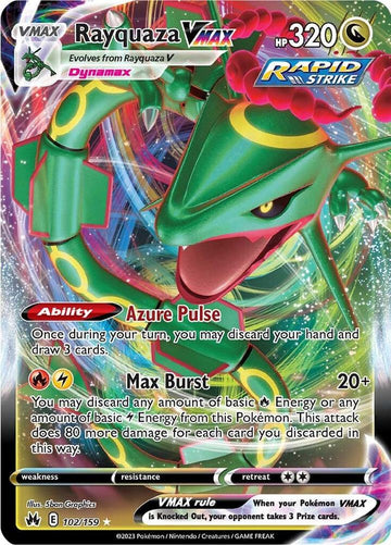 Rayquaza VMAX (102) - 102/159 - Crown Zenith (CRZ)