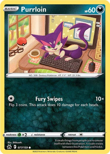 Purrloin -  077/159  -  Crown Zenith (CRZ)