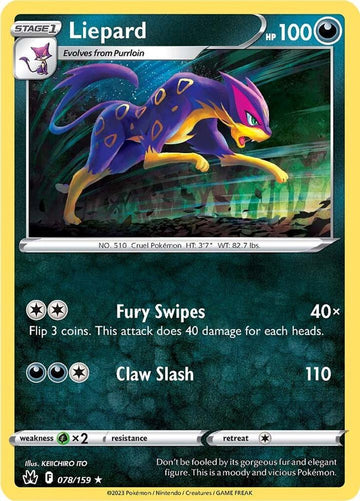 Liepard - 078/159 - Crown Zenith (CRZ)
