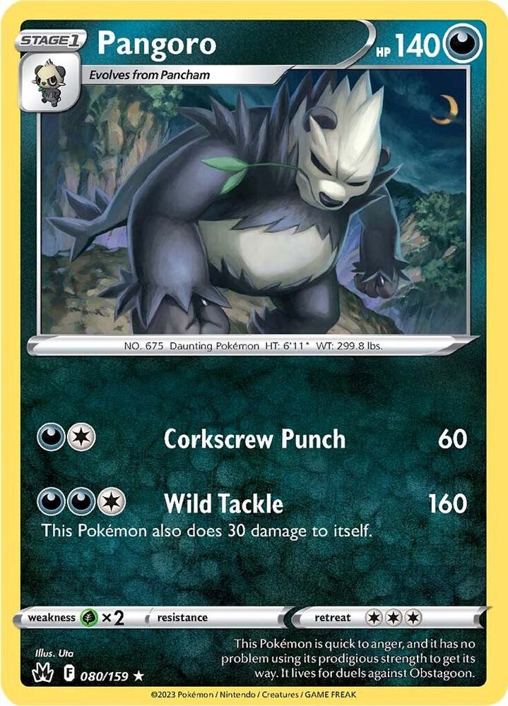 Pangoro - 080/159 - Crown Zenith (CRZ)
