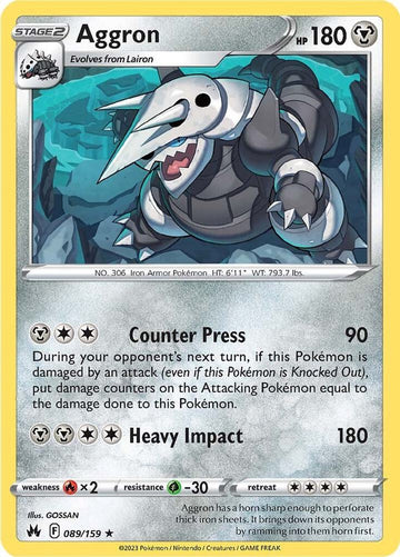 Aggron - 089/159 - Crown Zenith (CRZ)