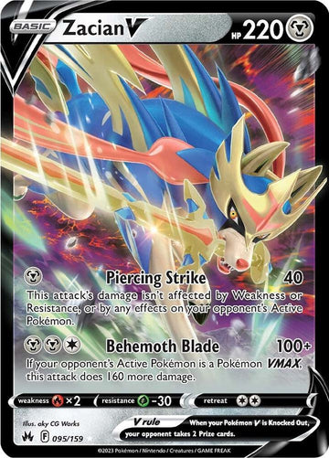 Zacian V -  095/159  - Crown Zenith (CRZ)