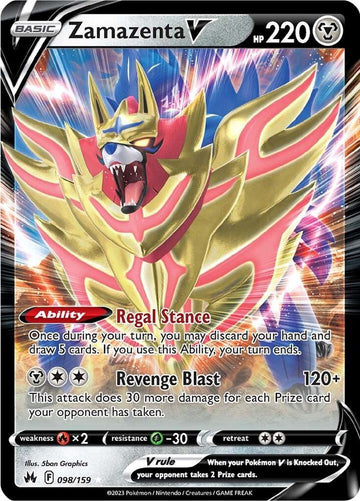 Zamazenta - 098/159 - Crown Zenith (CRZ)