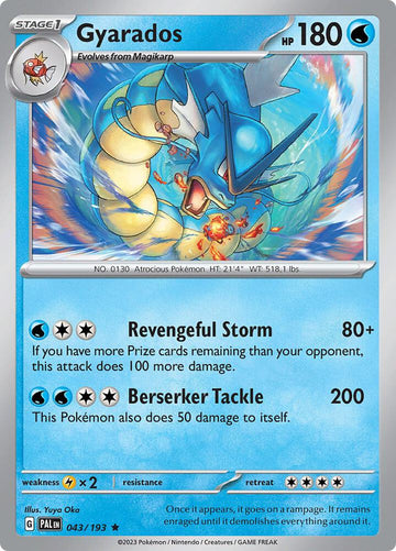Gyarados - SV02: 043/193 Paldea Evolved (PAL)