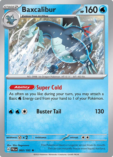 Baxcalibur - 060/193 - SV02: Paldea Evolved (PAL)