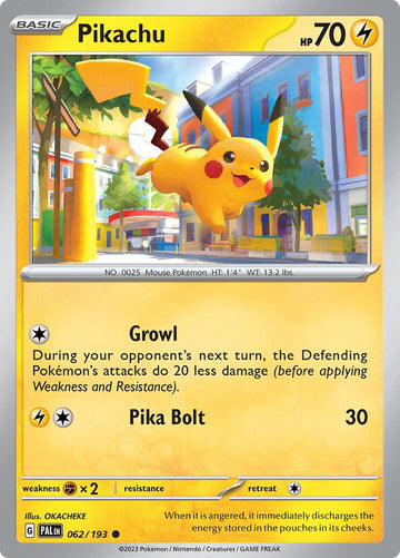 Pikachu - SV02: 062/193 Paldea Evolved (PAL)
