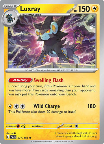 Luxray - SV02: 071/193 Paldea Evolved (PAL)