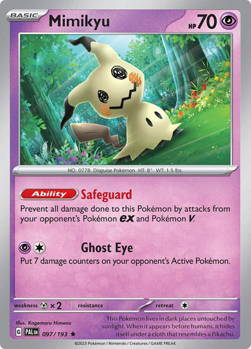Mimikyu - SV02: 097/193 Paldea Evolved (PAL)