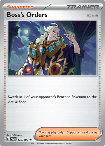 Boss's Orders - 172/193 - SV02: Paldea Evolved (PAL)
