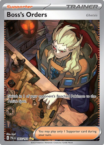 Boss's Orders - 265/193 - SV02: Paldea Evolved (PAL)