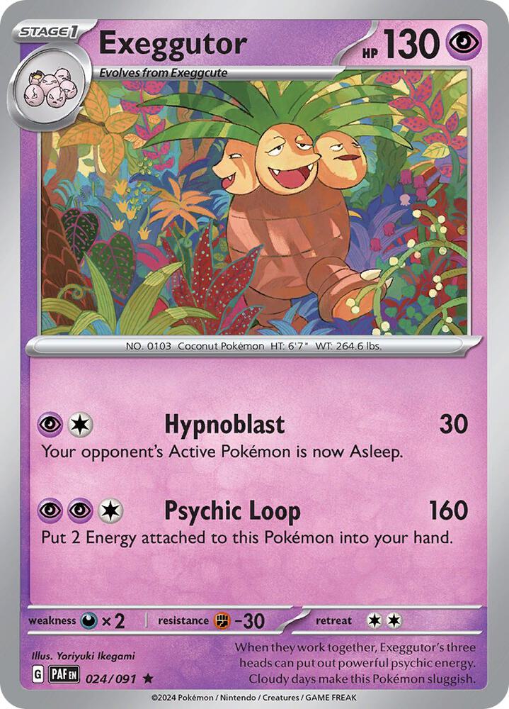 Exeggutor - 024/091  - SV: Paldean Fates (PAF)