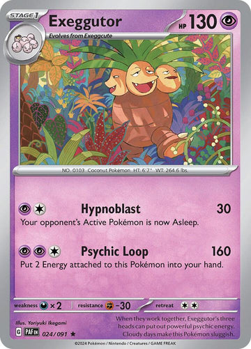 Exeggutor - 024/091  - SV: Paldean Fates (PAF)