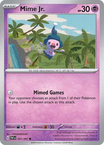 Mime Jr. - 031/091 - SV: Paldean Fates (PAF)