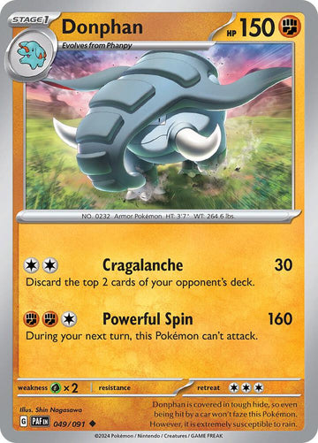 Donphan - 049/091 - SV: Paldean Fates (PAF)